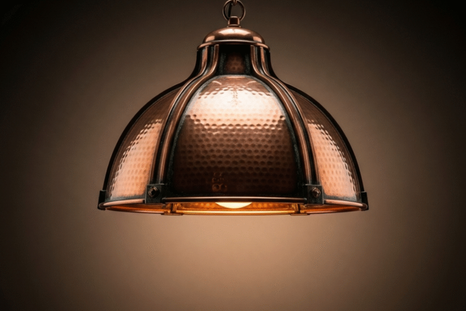 lampu tembaga vintage